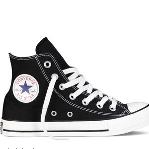 NEW never worn high top converse!
